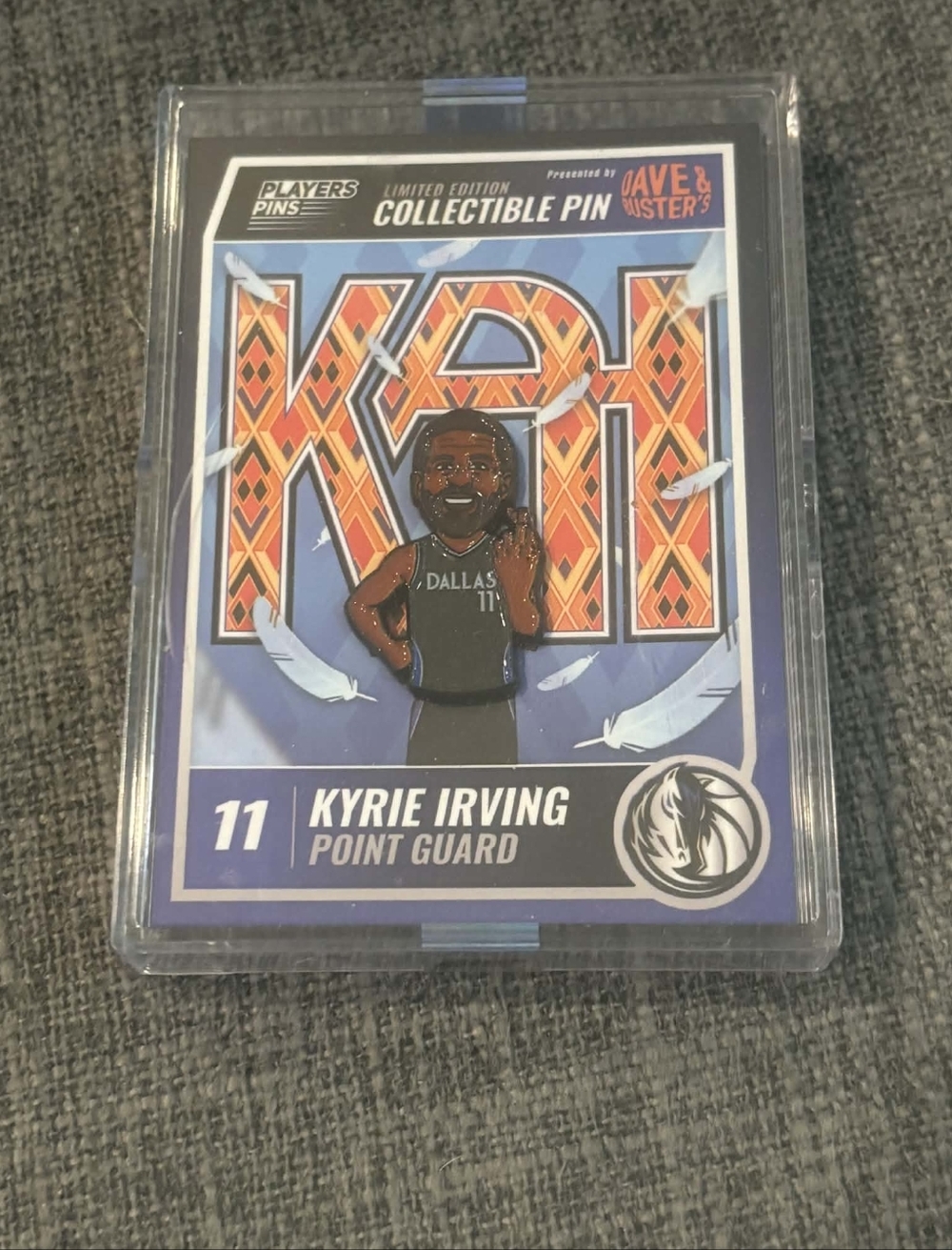 Dallas Mavericks NBA Kyrie Irving #11 Limited Edition Collectible Pin SGA